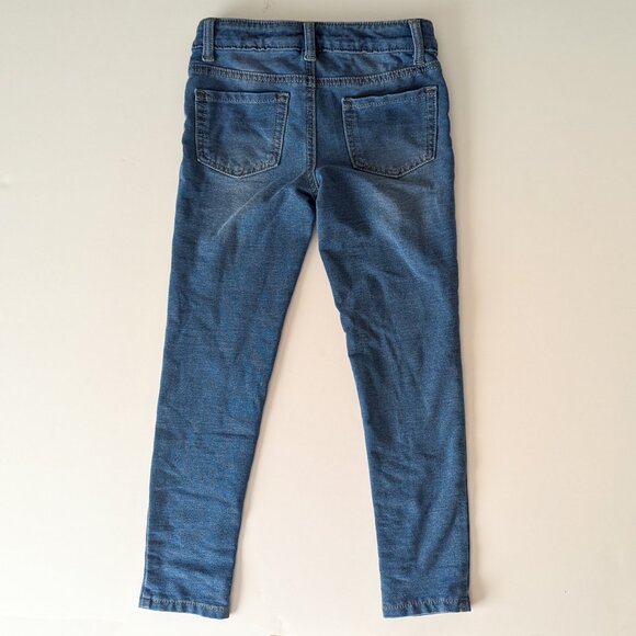 Girls' Mid-Rise Soft Knit Jeggings - Cat & Jack™ Medium Wash M VGUC - Picture 5 of 5